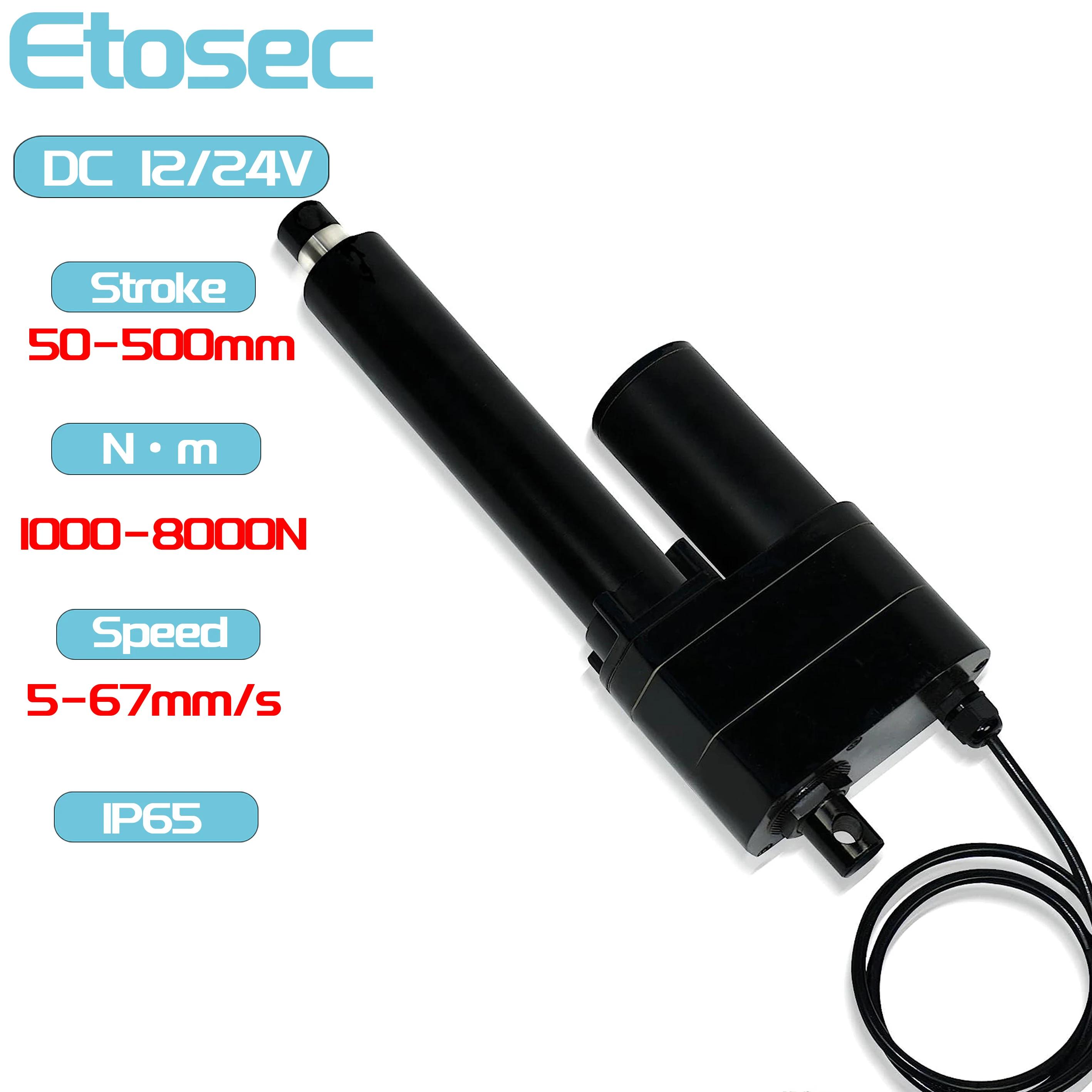 Etosec 8000N  ߿,  ̺  ,  , 67 mm/s ӵ, 12V, 24V, 50mm, 100mm, 400mm, 500mm Ʈũ